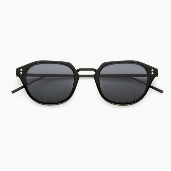 Akila Theory – Akila Black Round Unisex Sunglasses Black